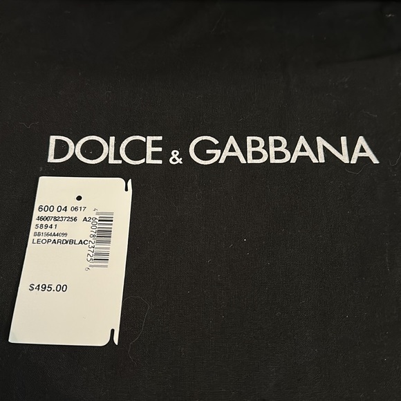 Dolce & Gabbana Black and Brown Leopard Print Tote - Picture 4 of 11